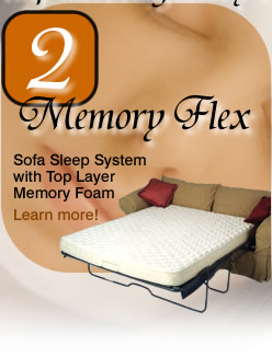 mattress sofa flex memory toll call